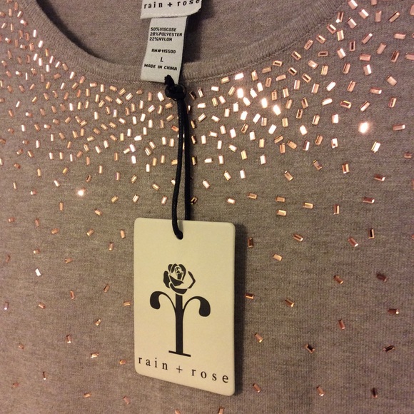 Rain + Rose embellished sweater - Picture 4 of 9